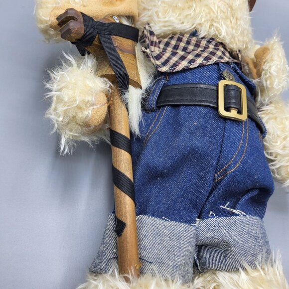 Vtg DanDee Easter Bunny Standing Rabbit Plush Western Cowboy Cow Bunny Plush 16" - Picture 10 of 16